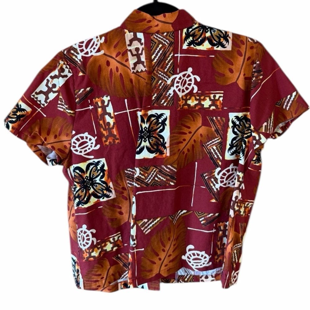Vintage Hawaiian Muumuu Mango‎ Moon Aloha Shirt Tiki XL
